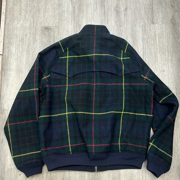 Plaid Wool Twill Jacket Polo Ralph Lauren men’s L COLOR:Hunting Stuart Tartan - Picture 10 of 10